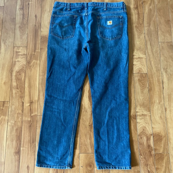 Carhartt Men’s Size 40x32 Straight Traditional Fit Jeans - Picture 3 of 7